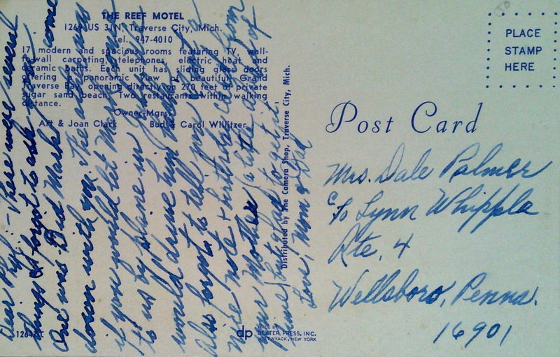 Pinestead Reef Resort (Reef Motel) - Old Postcard For Reef Motel (newer photo)